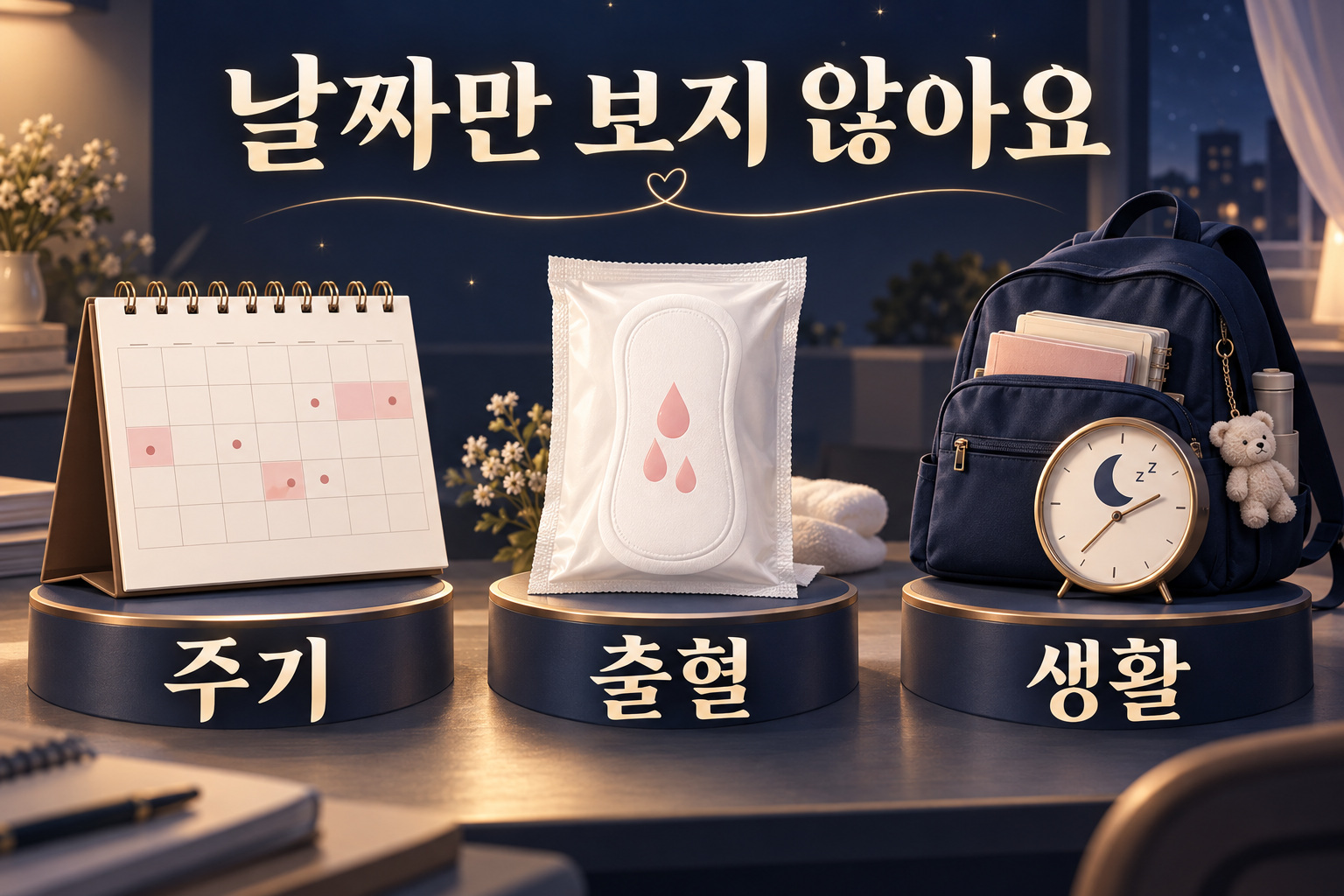 생리 주기와 출혈량, 학교생활의 불편을 함께 보는 세 가지 관찰